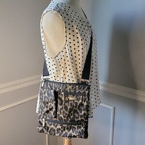 Baggallini Leopard Print Crossbody Bag